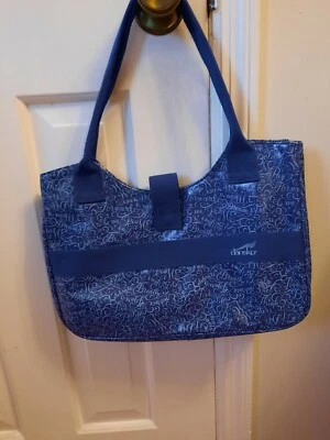 BOLSO DE MANO GRANDE AZUL DANSKOS MONEDERO SE ADAPTA A ZAPATOS DE ENFERMERA O DANSKOS EN EL INTERIOR Foto 1 de 4