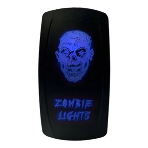 Blue "Zombie" On/Off Rocker Switch Fits Maverick Commander X3 YXZ1000R Rhino - Bild 1 von 7