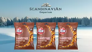 🥜 3 x OLW Dry-Roasted Peanuts 200g | Crunchy & Flavorful Classic Snack ✨ 🌟 - Picture 1 of 1