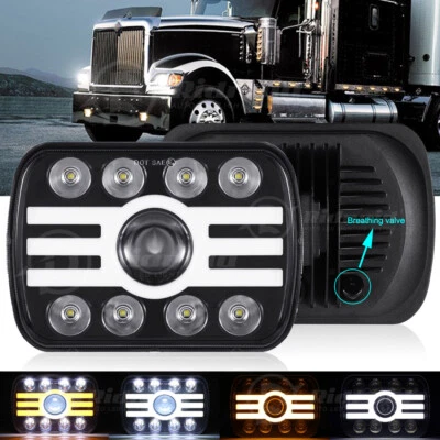 For International Harvester 9900 9200 9400i 4700 4800 7x6 5x7 inch LED Headlight - Image 1 of 4