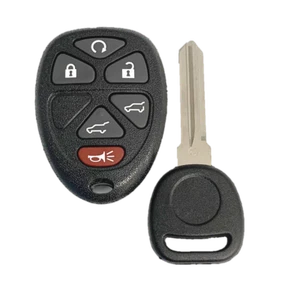 New Replacement Keyless Entry Remote Key Fob + Key 6 Button OUC60270 15913427 - Picture 1 of 6