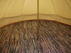 Bell Tent Mat - Half Moon Rugs 3m, 4m, 5m, 6m By Bell Tent Boutique (not Coir) - Picture 1 of 12