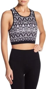 Miraclesuit Womens Combo Black and White Reversible Crop Top  - Picture 1 of 1