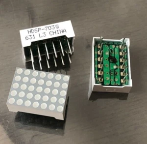 HDSP-703G Dot Matrix Display Module 5 x 7 CRC 0.68" GREEN HU878 - Picture 1 of 1
