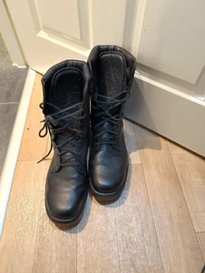 Bata Industrials Size 12 UK men's Steel Toe cap Black leather Work Boots - Picture 1 of 6
