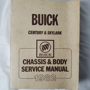 Buick Skylark 1982 tienda servicio de reparación taller chasis manual y carrocería fabricante de equipos originales GM - Imagen 1 de 6