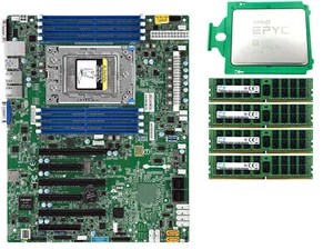 Processeur AMD EPYC 7F52 16C 3,5GHz + Supermicro H11SSL-I + RAM 3200MHz plusieurs options - Photo 1/8