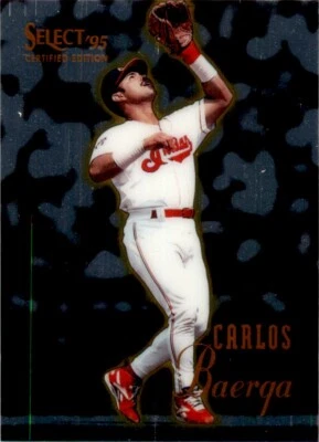 1995 Score Select Certified Carlos Baerga . Cleveland Indians #43 - Image 1 of 2