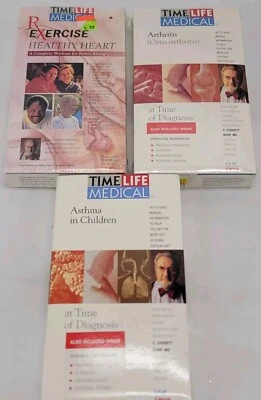 Time Life Medical VHS Tapes Arthritis Osteoarthritis Asthma In Children Exercise - Image 1 of 4