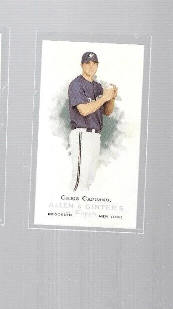 2006 Topps Allen & Ginter Mini Chris Capuano #166 Brewers - Image 1 of 1
