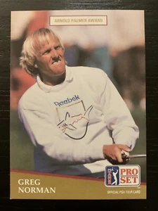 Greg Norman Golf Card. 1991 Pro Set.  - Picture 1 of 2