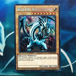 ( BLUE-EYES WHITE DRAGON ) - Secret Rare - CT14-EN002 - Limited - NM - Yu-Gi-Oh - Picture 1 of 1