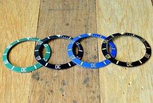 Nuevo bisel inserto de cerámica para Rolex Submariner Engrave 11610 16800 16610 - Imagen 1 de 32