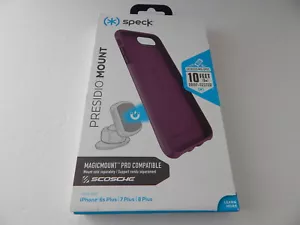 Speck Presidio Mount Case For iPhone 8/7/6s Plus Candytuft Purple/Hyacinth New - Picture 1 of 9