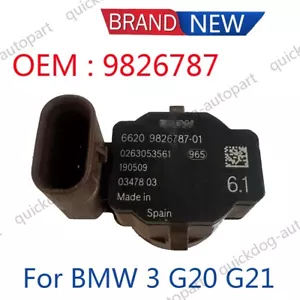 OEM 9826787 Ultrasonic Park Sensor Black For 2019-2024 BMW 330i,430i,M440i,M340i - Foto 1 di 4