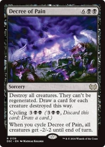 DECREE OF PAIN mtg NM-M Commander Duskmourn 1 Rare - Picture 1 of 1