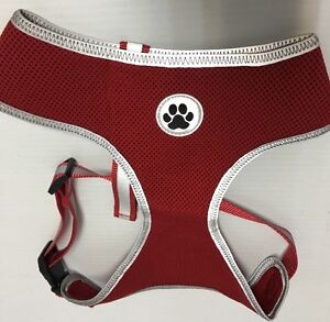 Blueberry Pet Red Dog Harness Reflective Safety Padded MESH XL SIZE