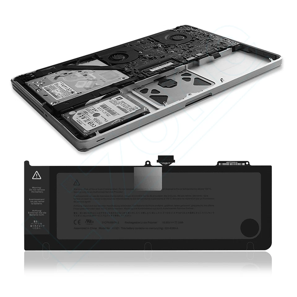 Nueva batería A1321 para Apple MacBook Pro 15" A1286 2009 mediados de 2010 661-5211 EE. UU. Foto 1 de 4