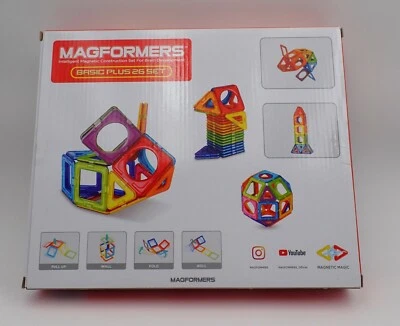 Magformers Basic Plus 26 Set New Unopened - Image 1 of 2