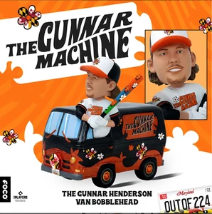 Gunnar Henderson The Gunnar Machine Van Bobblehead - NIB! Ltd Ed 224 - IN HAND! - Picture 1 of 7