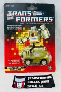 Transformers Original G1 1987 Throttlebot Rollbar MOSC Sealed - Picture 1 of 2