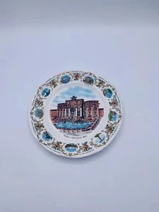 Souvenir of Italy Roma-Fontana Di Trevi #280 Hanging Wall Plate 8.5” - Picture 1 of 3