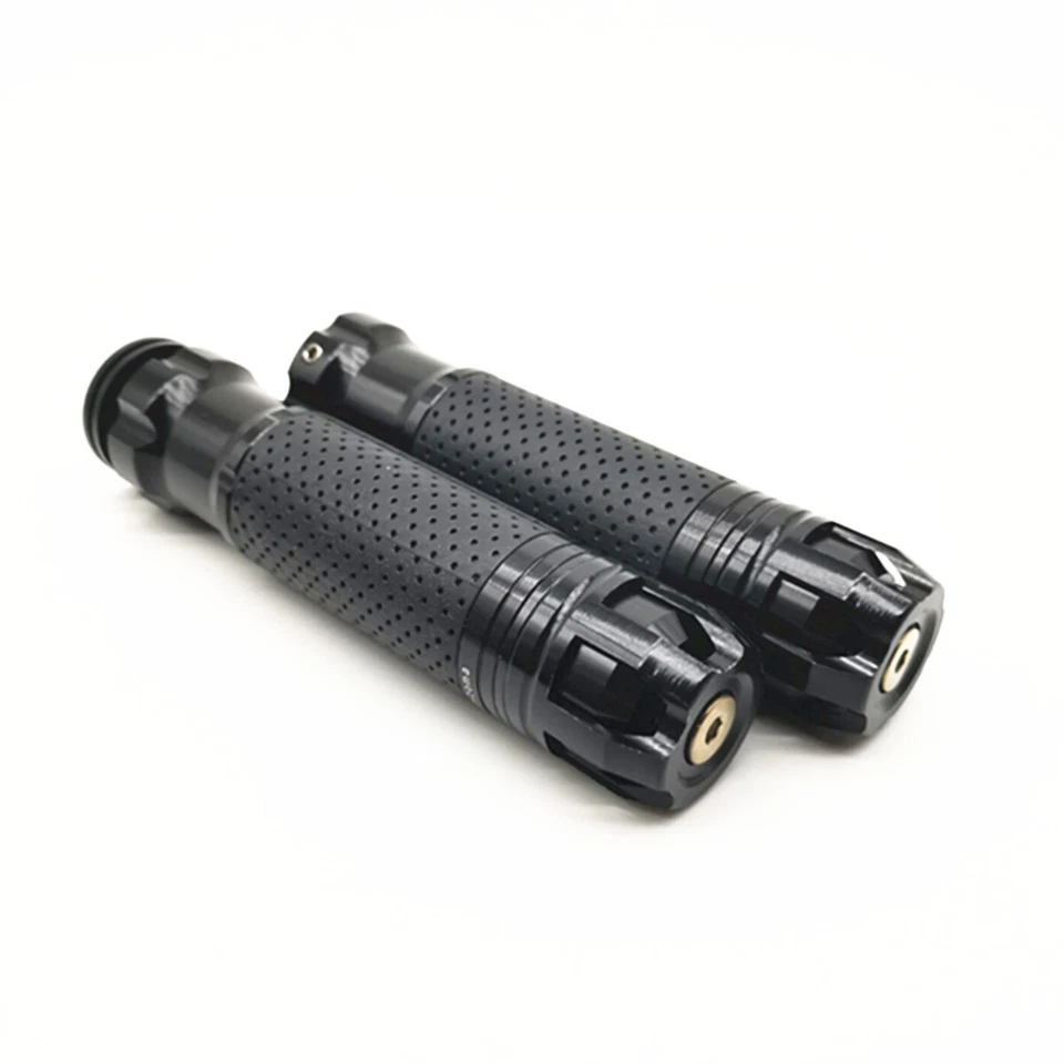 2x CNC Motorcycle Refit Throttle Handlebar Rotatable Handle Aluminum Alloy Black - Image 1 of 4