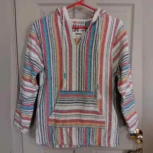 Beach Life Women's 100% Cotton Hooded Baja Sweater Hoodie - Medium - Picture 1 of 6