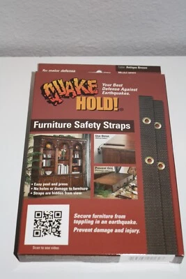 Correas de seguridad para muebles Earthquake color marrón antiguo #4162 Foto 1 de 4