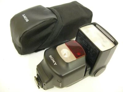 SONY HVL-F43M Shoe Mount TTL Flash w/ Video Light for Digital Cameras - Image 1 of 4