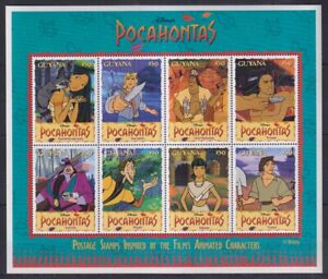 H534. Guyana - MNH - Cartoons - Disney's - Pocahontas