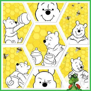 TOPPS DISNEY COLLECT - Winnie the Pooh - World  Bee Day W/Award - Picture 1 of 9