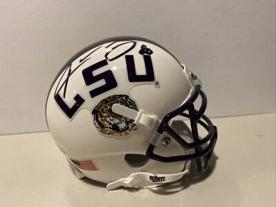 Jarvis Landry Signed LSU Tigers Mini Helmet JSA - Image 1 of 4