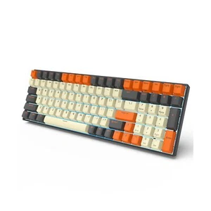 RK ROYAL KLUDGE RK100 Wireless Mechanical Keyboard, Bluetooth5.1/2.4G/Wired 9... - Picture 1 of 8