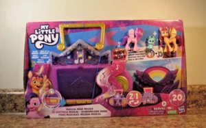 My Little Pony 20 Piezas Melodía Musical Melena 3 Casco a Corazón Figuras Juego NUEVO - Imagen 1 de 3