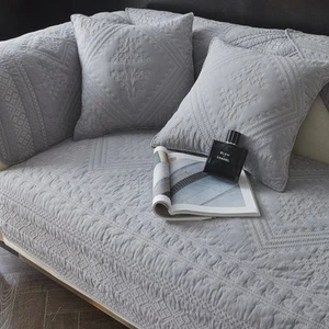 Geometric Printed Cotton Sofa Cushion Cover Non Slip - Picture 1 of 19