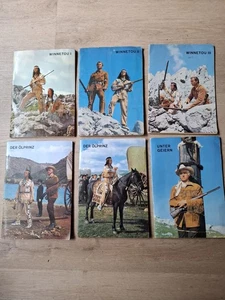 Winnetou 1+2+3,  Der Ölprinz I + II, Unter Geiern  6 Sammelalben , Eikon Verlag - Bild 1 von 21