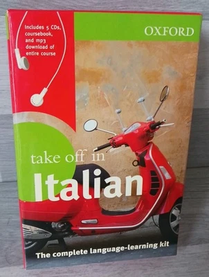Take Off In Italian Conplete Langauge Learning Kit 5 Cds 2 Books Oxford - Image 1 of 4