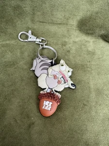 Ice Age Scrat Disney Keyring Vintage 2002 Rubber Keychain Pendant Bag Charm - Picture 1 of 4