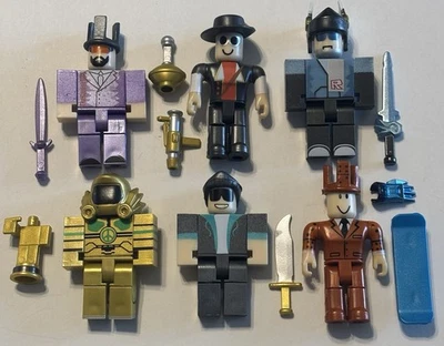 R0BL0X Juguetes Lote De 6 Leyendas Colección Figuras Solo Sin Códigos Nuevo Juego Foto 1 de 4
