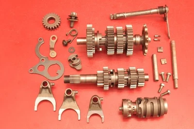 Honda CR125 CR125R 1998 98-01 transmisión engranajes eje cambio horquilla tambor completo! Foto 1 de 4
