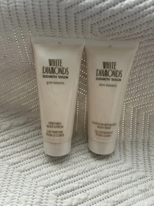 White Diamonds Women Body Wash 3.3 oz / 100 ml NO BOX ( PACK OF 2 ) Lotion - Picture 1 of 6