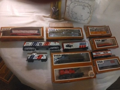 Juego de tren H O eléctrico Tyco de colección, Spirit Of 76, de J. C. Penny, 7878M 11 vagones Foto 1 de 4