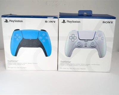2x Sony DualSense PS5 Controllers – Pearl & Starlight – Faulty – Repair/Spare - Image 1 of 4