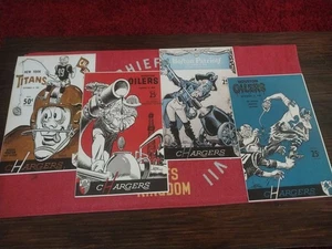 Los Angeles Chargers 1960 AFL Posters Lot Size 11/17 - Picture 1 of 7