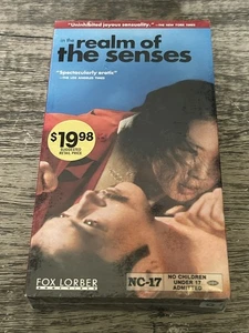 In The Realm of the Senses (VHS, 1976) New Sealed With Watermarks RARE NC-17 - Picture 1 of 8