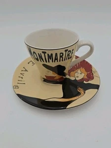 Sango Cabaret Cup and Saucer Set 1 Cups 1 Saucers 1995 Jane Avril 4870 - Picture 1 of 9