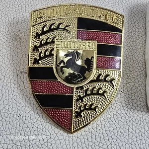 Porsche 911 / 912 / 914 / 924 / 928 / 930 / 944 / 968 Kit emblema capó NUEVO - Imagen 1 de 4