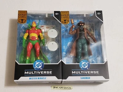 LOTE 2025 DC Multiverse MISTER MIRACLE + SANDMAN 7" McFarlane Gold Label Target Foto 1 de 4