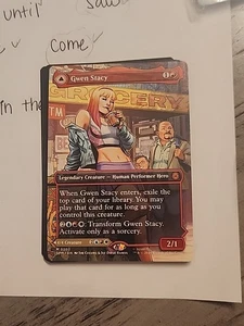 MTG Gwen Stacy Ghost-Spider (0202) - Borderless, NM-Mint, Englisch MTG - Bild 1 von 2